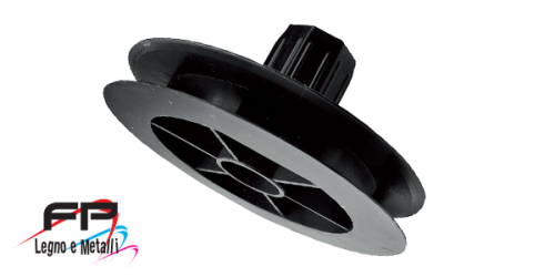 Puleggia in plastica per rullo da 40 per cuscinetto ø 28 mm